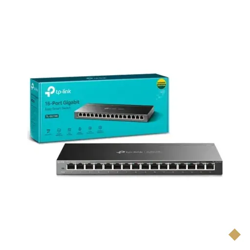 Switch TP-Link 16 Portas 10/100/1000 Mbps - TL-SG116E