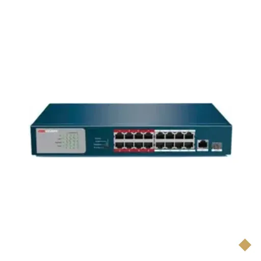 Switch 16 Portas 10/100 Poe Ds-3e0318p-e/m Hikvision