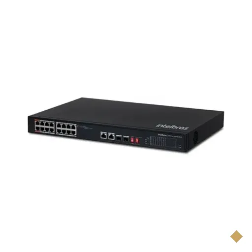 Switch Intelbras Sf 1822, 16 Portas, Hi-poe