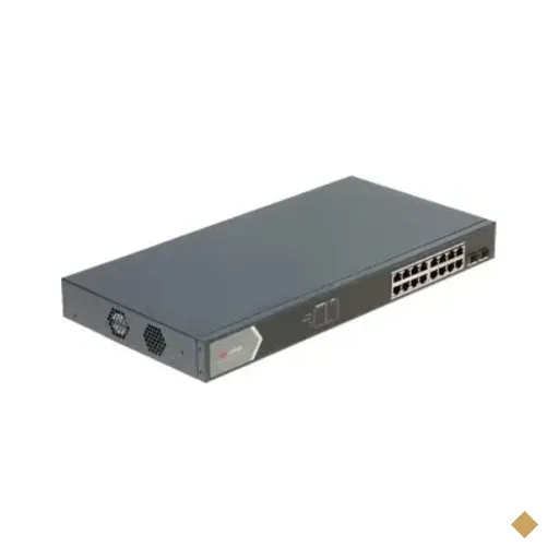 Switch Hikvision Gigabit Metalico Ds-3e0518p-e/m 16 Port Poe 10/100/1000mbps +…