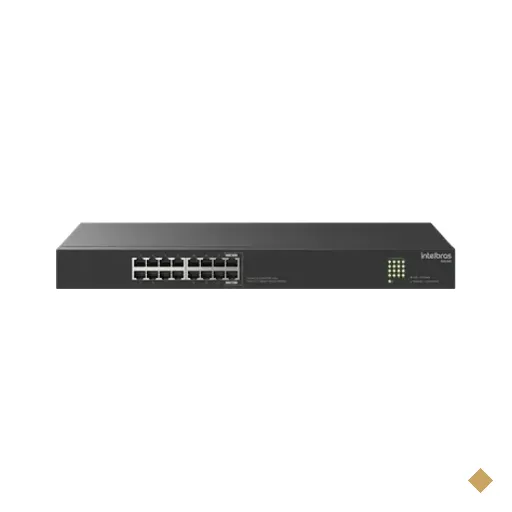 Switch 16 Portas Gigabit Ethernet S1116G Intelbras