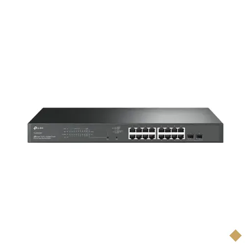Switch 16 Portas Tp-link Tl-sg2218p 16 Portas Gigabit Poe+ C/2 Portas Sfp