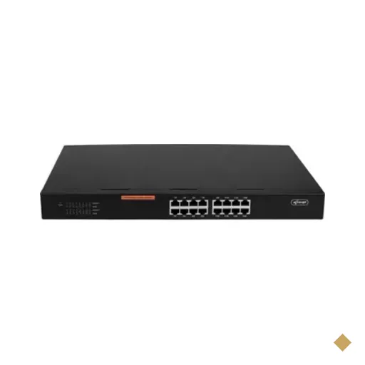 Switch 16 Portas 1000mbps Plug And Play Alta Performance Para Redes