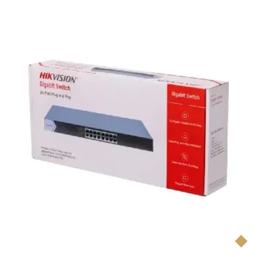 Switch Hikvision 16 Portas Giga Lan Alta Performance Ds-3e0516-e(c)