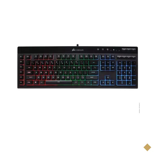 Teclado Corsair K55 RGB Gaming Switch Rubber Dome