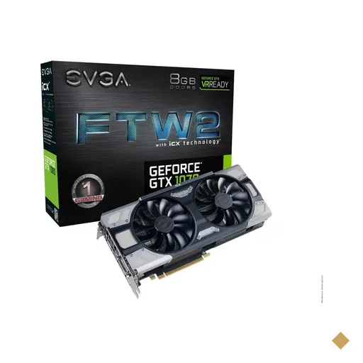 Placa de Vídeo  EVGA GeForce GTX 1070 FTW2 Gaming 8GB GDDR5 256-bit PCI…