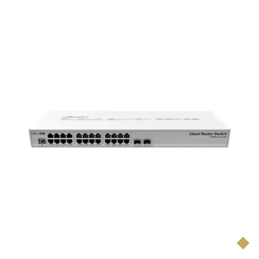 Switch Mikrotik Router - 24 Portas Gigabit - 2 Portas Sfp+ Routeros Ou Switchos…