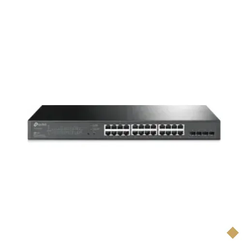 Switch Smart Tp-link, 10/100/1000 Mbps, Gigabit, 24 Portas Poe+, 4 Slots…