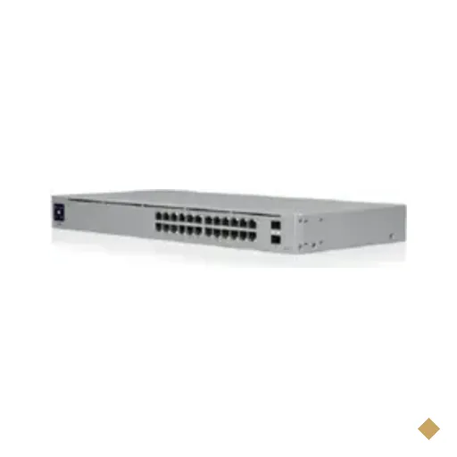 Switch Ubiquiti Gerenciável, 24 Portas Gigabit + 2 Sfp - Usw-24-Poe
