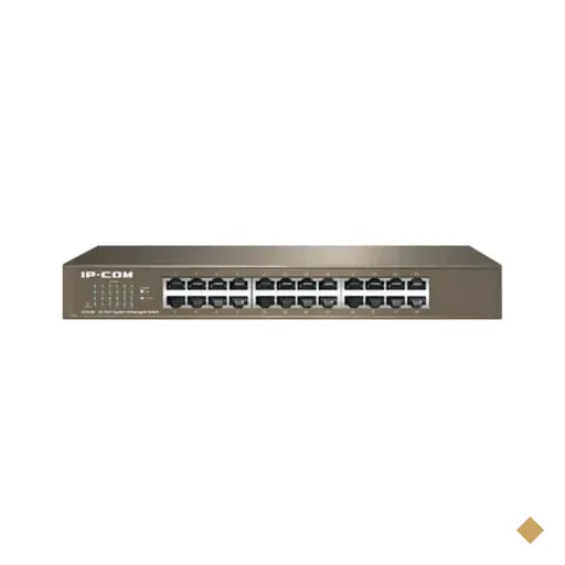 Switch 24 Portas Ip-Com G1024d, Gigabit, Não Gerenciável, Proteção Contra…