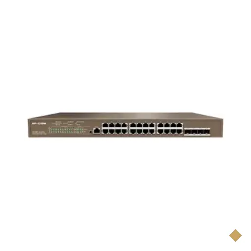 Switch Poe Gerenciável 24pt Ip-Com, 24ge + 4spf - G5328p-24-410w