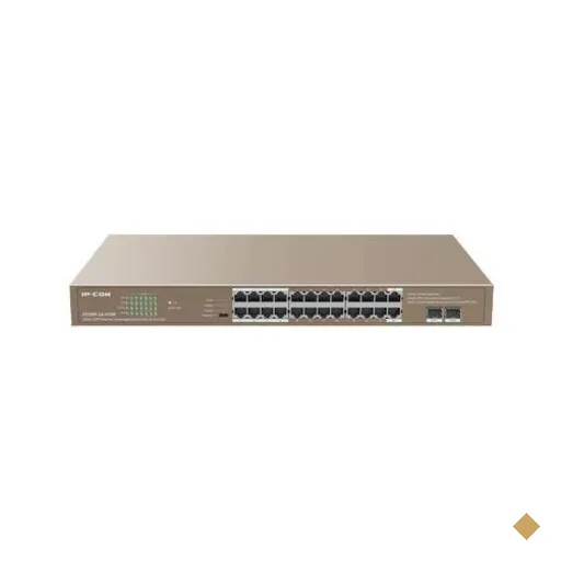 Switch Ip-Com, Gigabit 10/100/1000MBps, 24 Portas + 2 Portas Sfp Gigabit Poe -…
