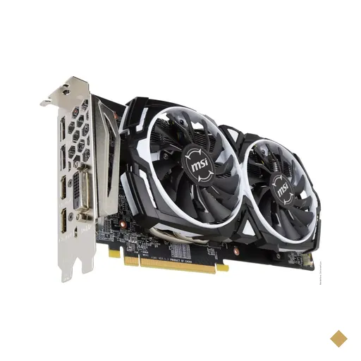 Placa de Vídeo MSI Radeon RX 580 Armor OC 8GB GDDR5 256-bit PCI Express 3.0