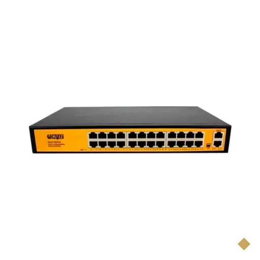 Switch Poe 24 Portas Gigabit + 02 P/ Uplink Gb - Hz