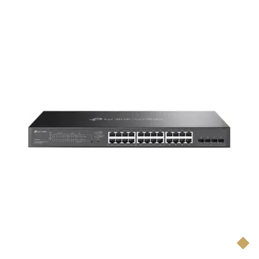 Switch Smart 24 Portas Tp-link Gigabit C/16 Portas Poe+ C/4 Slots Sfp - Tl
