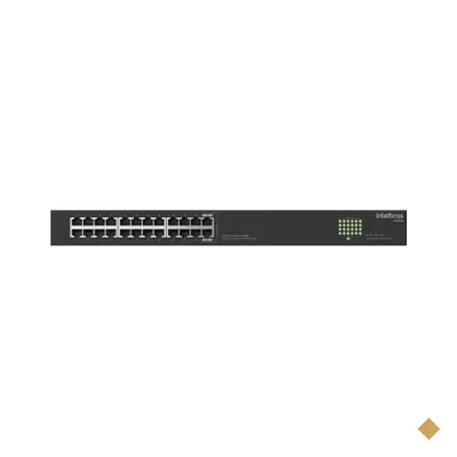 Switch 24 Portas Gigabit Ethernet S1124g Intelbras