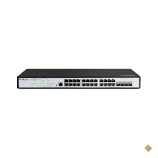 Switch Gerenciável L3 24 Portas Gigabit Poe E 4 Portas Sfp+ Intelbras…
