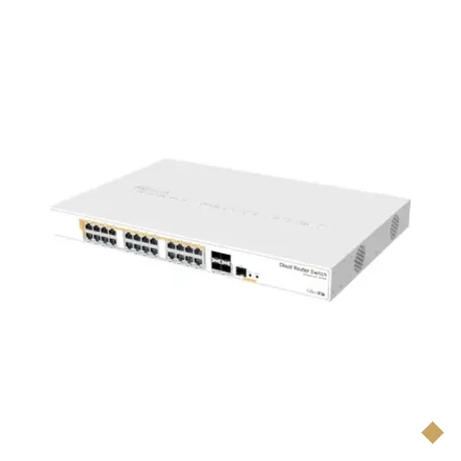 Cloud Router Switch Crs328-24p-4s+rm 24 Portas Gigabit E 4 Sfp+ - Mikrotik