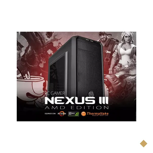 Nexus III AMD Edition PC Gamer (AMD Ryzen 3 1200 3.4GHz Turbo, 8GB DDR4-2133…
