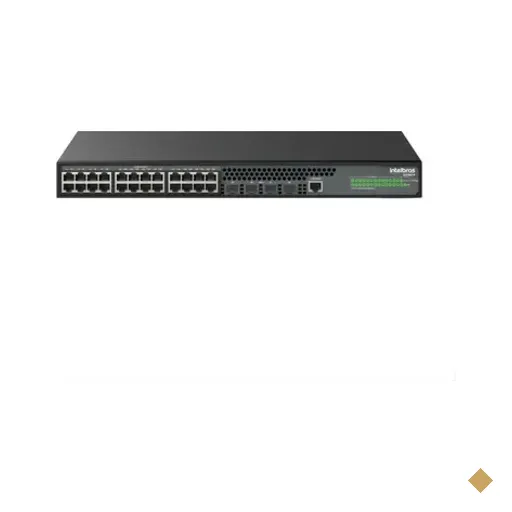 Switch Gerenciável 24 Portas Poe 4 Sfp S3328g-pb 370w