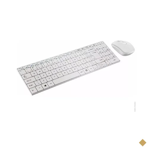 Kit Teclado/Mouse Multilaser TC203 Wireless Multimídia Slim