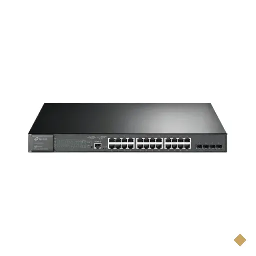 Switch Gerenciável L2+ Tp-link Sg3428mp Com 24 Portas Gigabit Poe+ E 4 Slots…