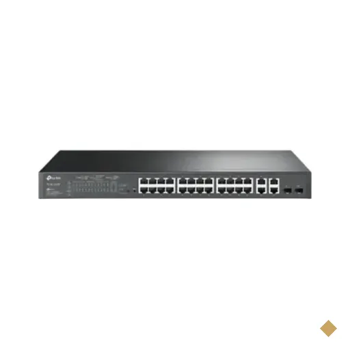 Switch Tp-link Tl-sl2428p 24 Portas 10/100 Poe+ 4 Portas Gigabit 24*10/100mbps…