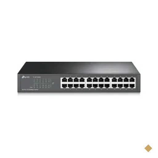 Switch Tp-link 24 Portas 10/100mbps Rack - Tl-sf1024d