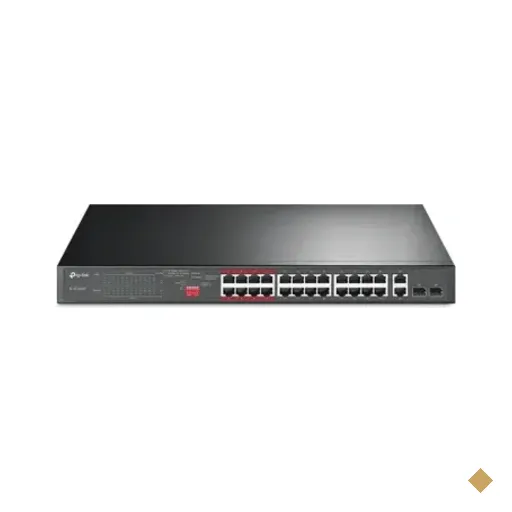 Switch Tp-link Tl-sl1226p Não Gerenciável 24 Portas Poe + 2 Gigabit + 2 Sfp