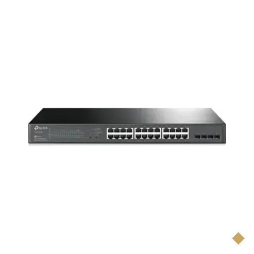 Switch Tp-link Tl-sg2428p 24 Portas Gigabit Poe+ 4 Slots Sfp