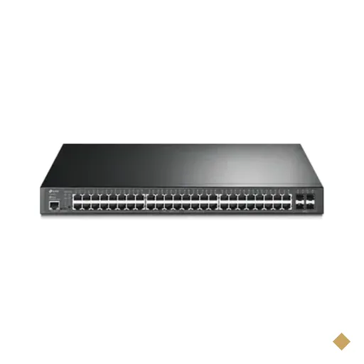 Switch Tp-link 10/100/1000MBps, Gigabit Jetstream, 48 Portas Poe+ - Tl-sg3452p