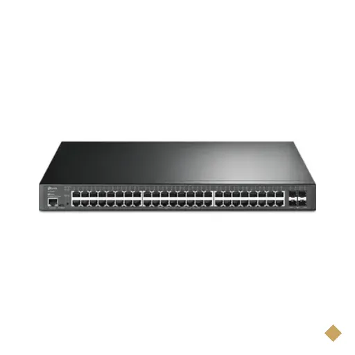 Switch Jetstream 10/100/1000Mbps, Gigabit Poe+, 48 Portas, 4 Slots Sfp+ -…