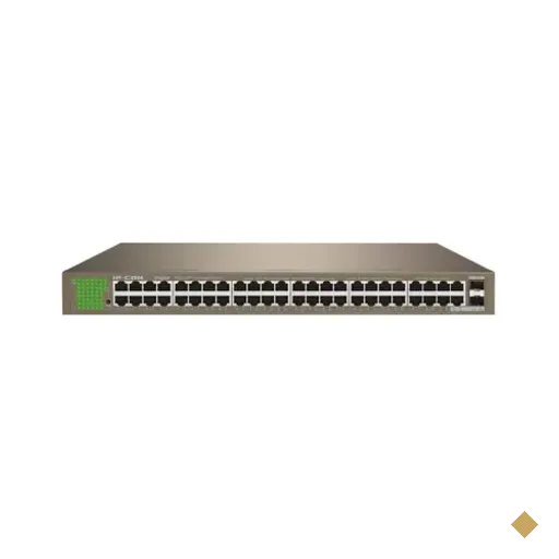 Switch Ip-Com, Gigabit 10/100/1000MBps, 48 Portas + 2 Portas Sfp, One-Key Vlan…