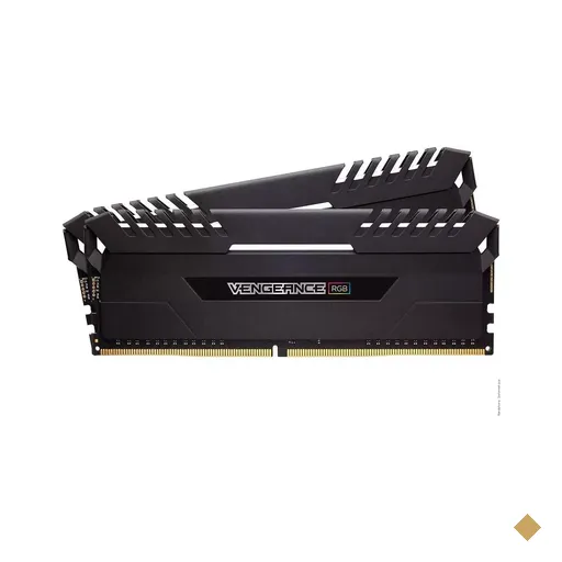Memória Corsair Vengeance RGB 32GB Kit (2 x 16GB) DDR4 2666MHz PC4-21300