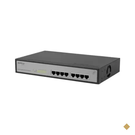 Switch Intelbras Sf802af 8 Portas 10/100 Poe - 4760004