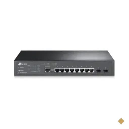 Switch Tp Link Tl-sg3210, 8 Portas, Gigabit + 2 Slots Sfp Jetstream, 1 Micro USB