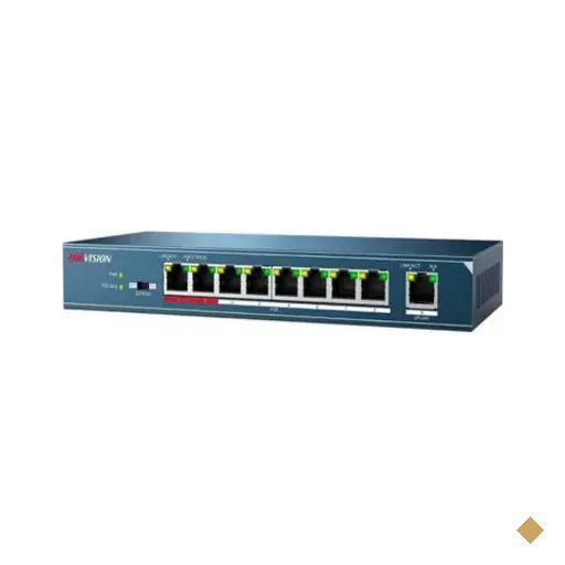 Switch Hikvision, 10/100 Mbps, Ethernet, 8 Portas, Poe - DS-3E0109P-E/M