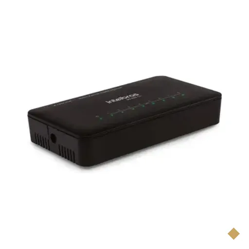 Switch Intelbras SG 800q, Gigabit 10/100/1000, 8 Portas, Bivolt, Preto - 4760017