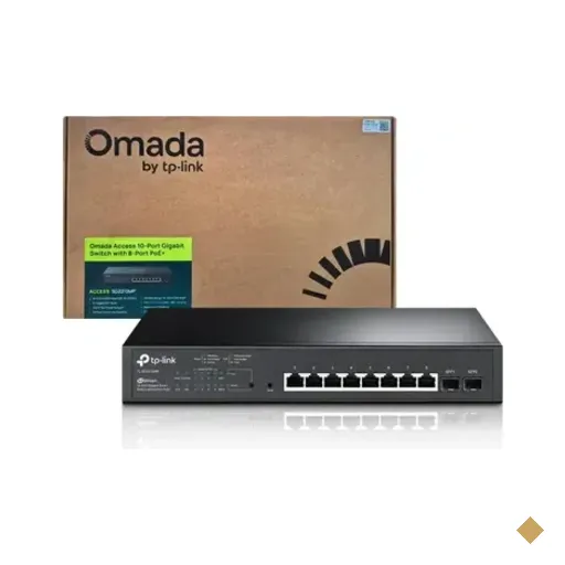 Switch 8 Portas Poe+ Gigabit + 2 Slots Sfp Jetstream Tl-sg2210mp - Tp-link