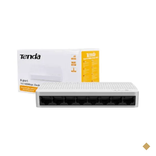 Switch Tenda 10/100mbps, Ethernet, 8 Portas - S108
