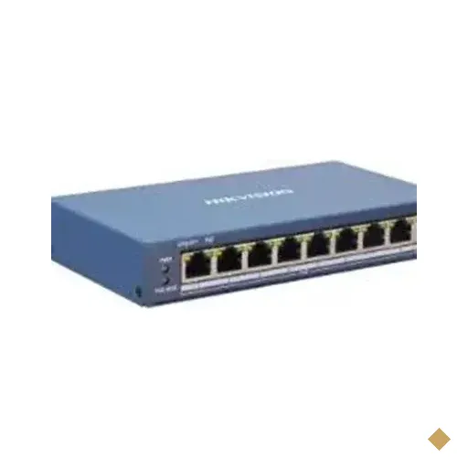 Switch Hikvision Metalico Ds-3e1309p-ei/m, 8 Portas, Poe, Fast Ethernet