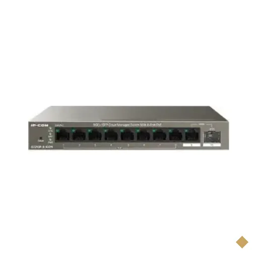Switch Ip-com 8 Portas Poe 9ge+1sfp Gerenciavel G2210p-8-102w 10/100/1000