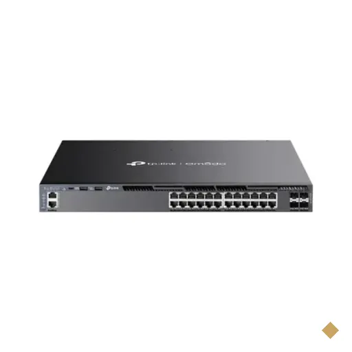 Switch Gerenciável Tp-link Tl-sg6428xhp L3 Poe+ 24 Portas C/ 4 Slots Sfp+…