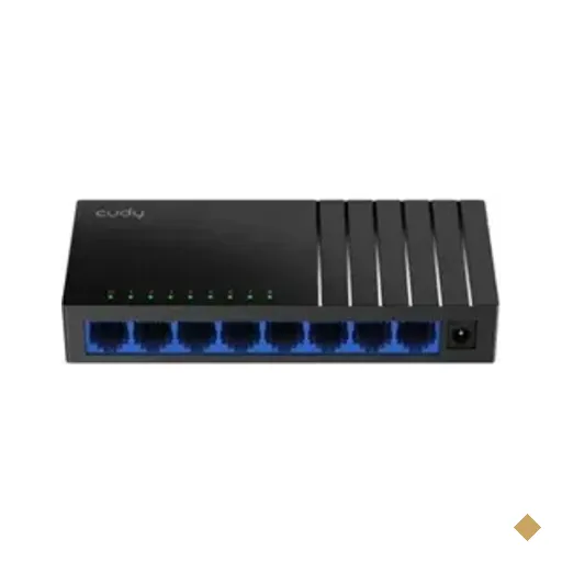 Switch Cudy Gs108d, Caixa De Plástico Gigabit De 8 Portas