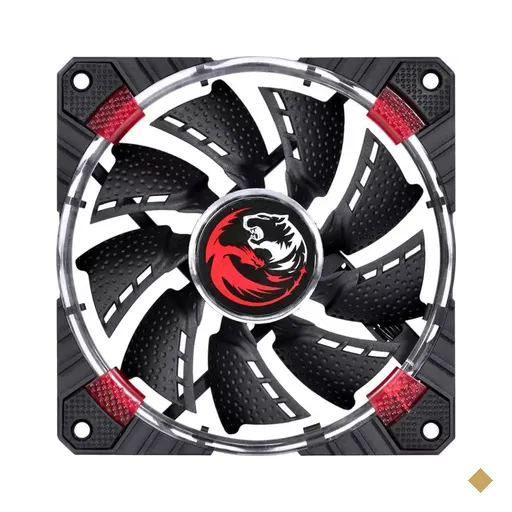Fan Cooler PCYes! 120mm Calafrio LED Vermelho