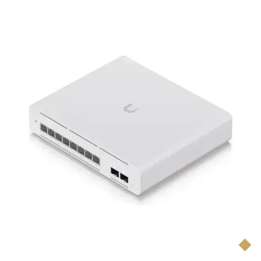 Switch Ubiquiti Gerenciável L3 08 Portas 10gb/gigabit + 02 Sfp+ De 10gb…