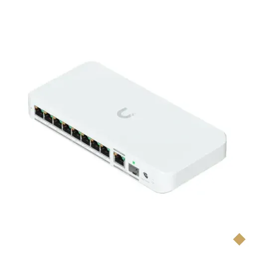 Switch Ubiquiti Gerenciavel 08 Portas 2.5 Gigabit Usw-flex-2.5g-8-poe Sem Fonte