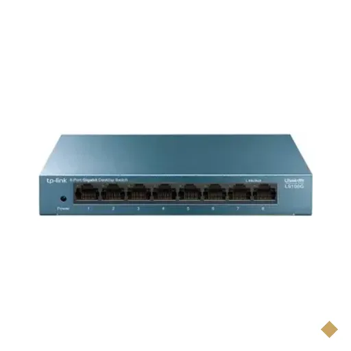 Switch Tp-link Ls108g Litewave 8 Portas Gigabit Case Metal
