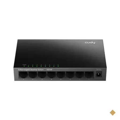 Switch Gigabit Ethernet 8 Porta 10/100/1000 Cudy Gs108 Preto