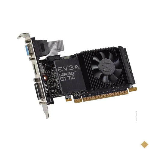 Placa de Vídeo EVGA GeForce GT 710 2GB GDDR5 64-bit PCI-E 2.0 x16